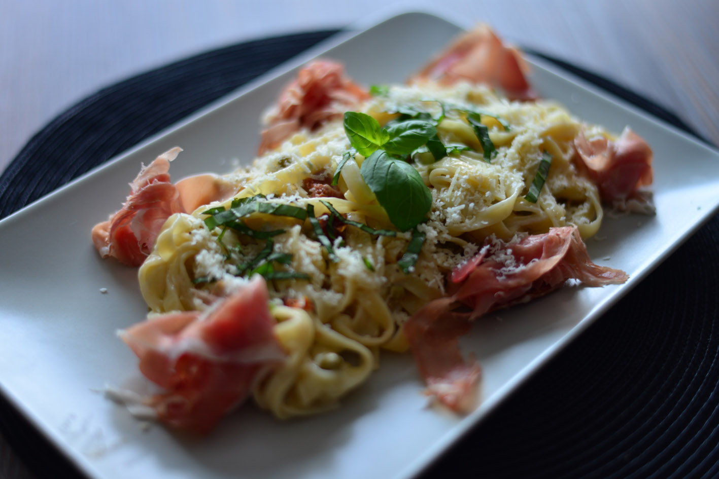 Tagliatelles Serrano