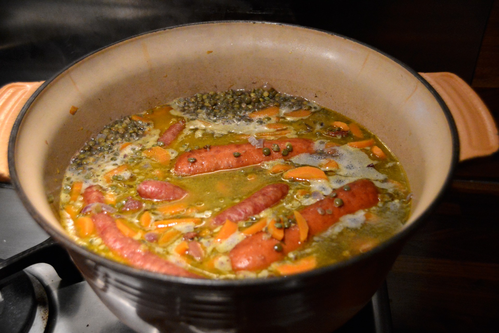 Potée de Lentilles Saucisses